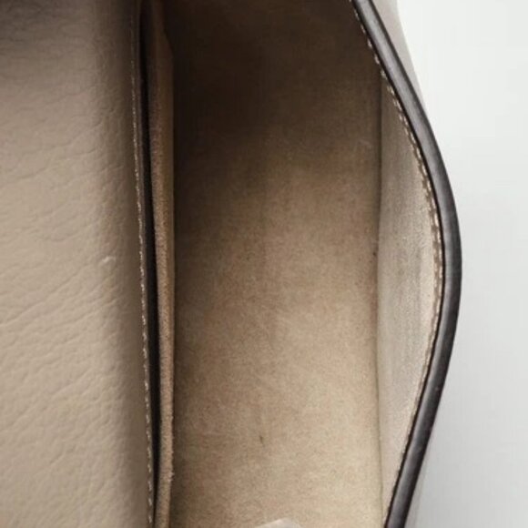 Chloe Motty Grey Leather/Suede Small Nile Bracelet Bag - Picture 9 of 12